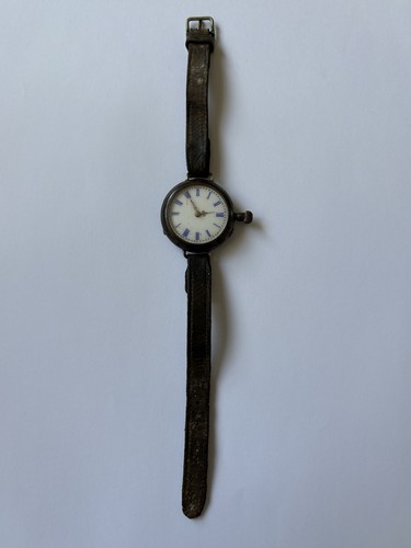 Ww1 gunmetal trench - gunmetal, wristwatch