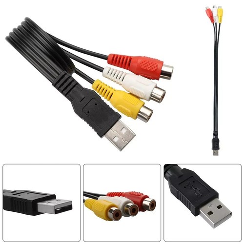 Rca usb aux audio video - 3,