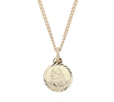 9ct Gold St Christopher Small