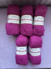 Sirdar Babouska Light Brushed Chunky Yarn 52% Wool Shade 107 Deep Pink 5x50g Bal