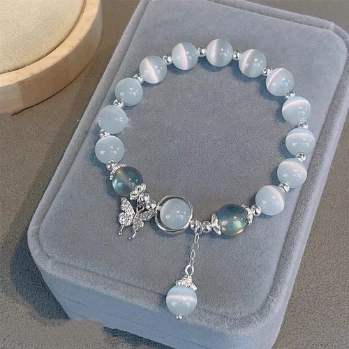 Cute moonstone butterfly charm - cute,