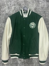 GOLF Le Fleur Lacoste Teddy Varsity Jacket Green (Medium)