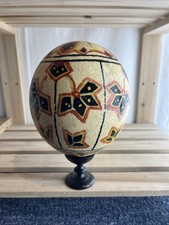 Decoupage Ostrich Egg With