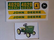 DECAL SET 4020 Wide Front John Deere Toy Pedal Tractor  JP112