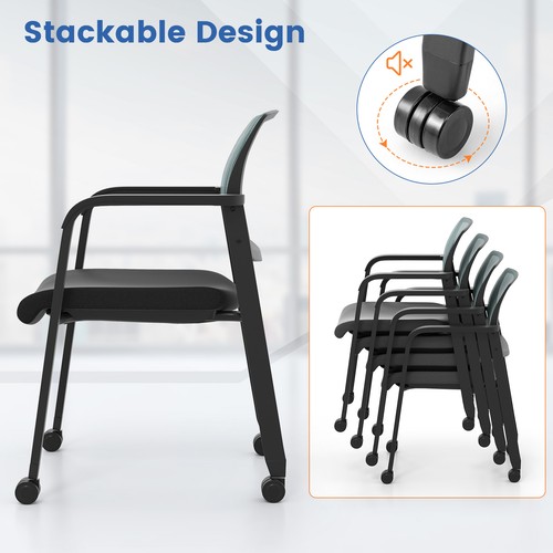 Stackable office guest mesh - office,