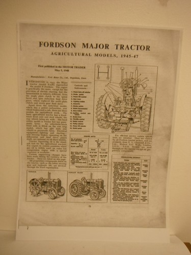 1948 fordson major e27n - 1948,