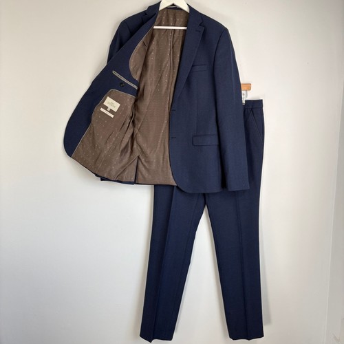 Next suit mens 40l - blue, slim