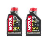 2x Motul 5000 10w40 4T Semi