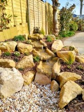 Garden Pond Waterfall Fibreglass sections Sandstone Effect Waterfall 19