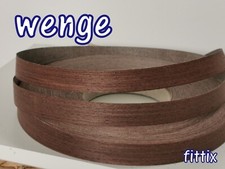 Real Wood Wenge  Veneer Pre Glued Iron on Edging Tape/Edge 22 / 40 / 50 mm Wide