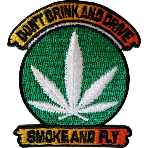 Cannabis patch embroidered - cannabis,