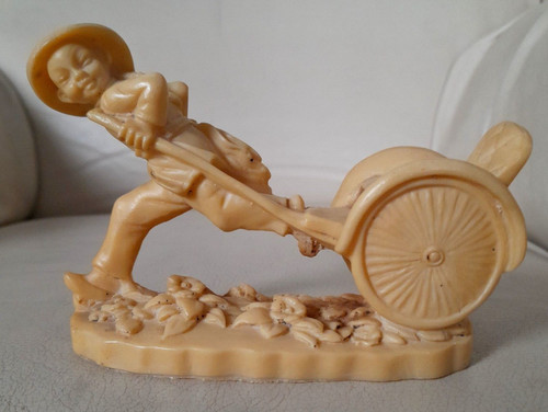 Resin figurine chinese man - resin,