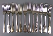 19THC Antique Dinner Forks x