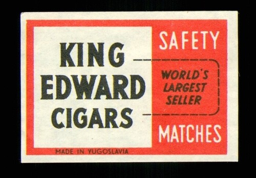 Matchbox label king - label, edward
