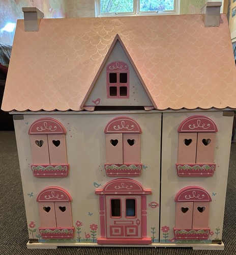 Elc wooden doll - wooden, house