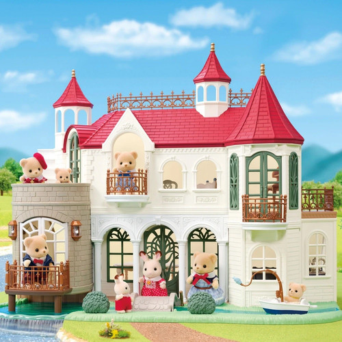 Sylvanian families house - sylvanian, red