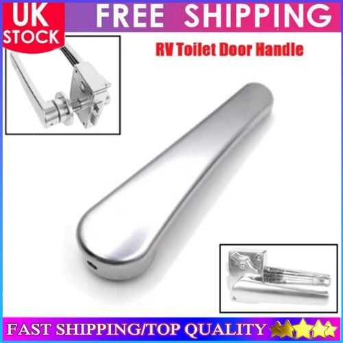 Silver toilet door handle - silver,