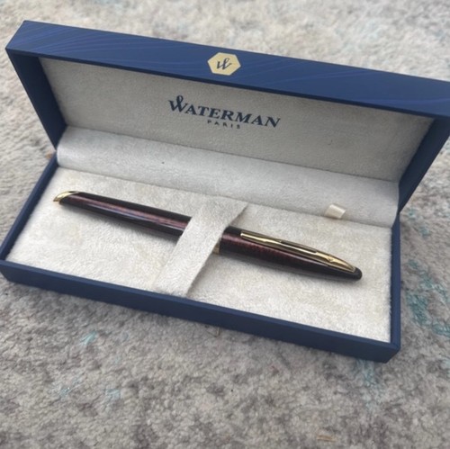 Waterman 18k gold amber marine