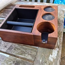 Coffee Knock Box Tamping