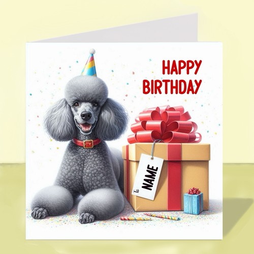 Personalised standard poodle - personalised,
