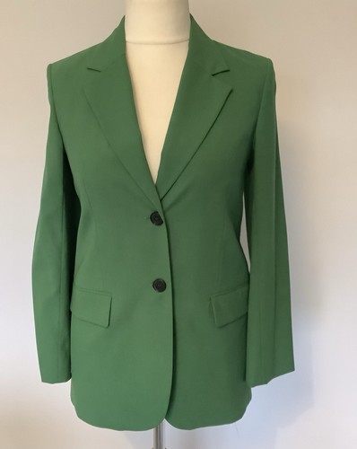 Zara green single breasted - green,