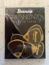 NEW Ibanez GRIP WIZARD Sand Guitar Picks Pick Plectrum X-Heavy 1.15 thick YELLOW