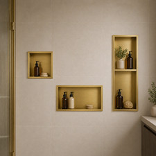Wall niche inset with - wall,