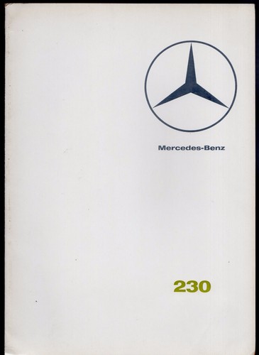 Mercedes benz 230 saloon - mercedes-benz,