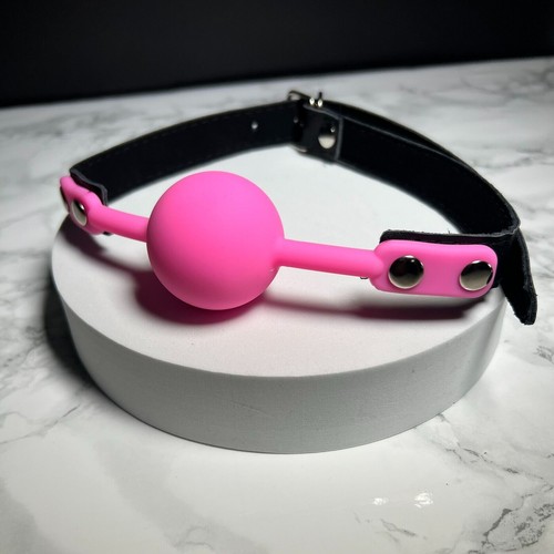 Silicone mouth ball gag - silicone,