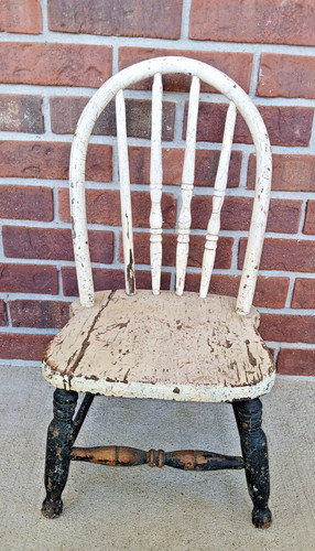 Vintage child chair wooden - vintage,