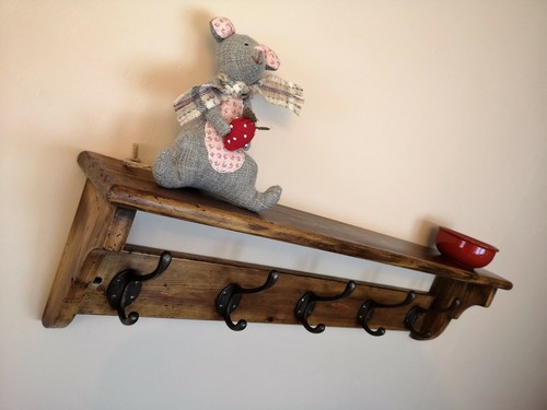 Coat rack with shelf - coat, hand