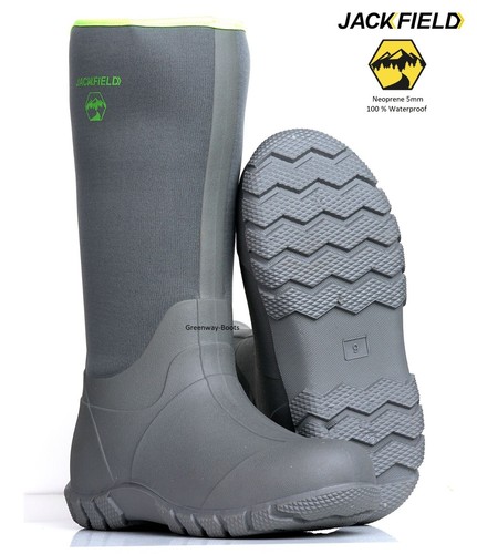Mens neoprene mucker wellies - neoprene,