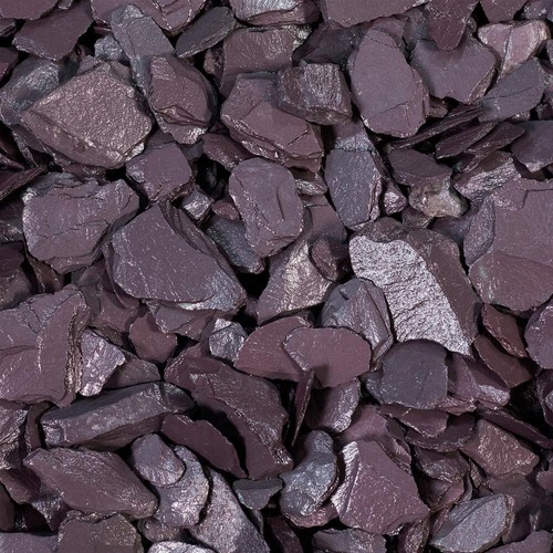 Purple plum slate gravel - slate,
