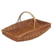 Wicker Trug Woven Foraging Willow Basket Garden Harvest Fruit Vegetable