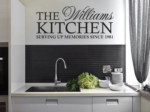 Personalised family kitchen - family,