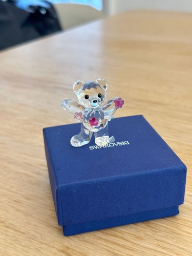 Swarovski kris bear - kris, flowers
