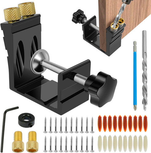 47pcs pocket hole - pocket, jig