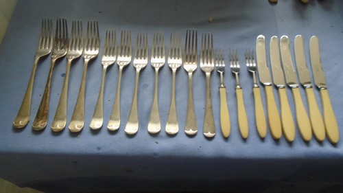 Vintage cutlery forks spoons - vintage,