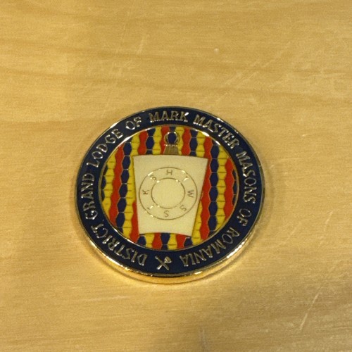 Masonic token penny - masonic, district