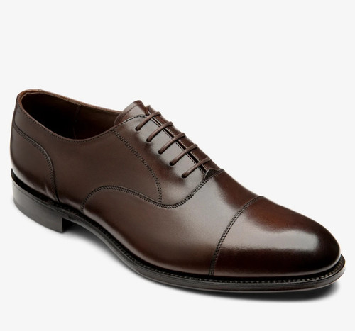 Loake stonegate leather oxford - leather,
