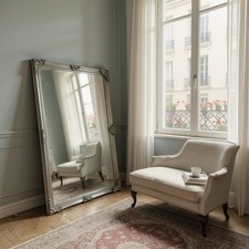 Large Antique Silver Ornate