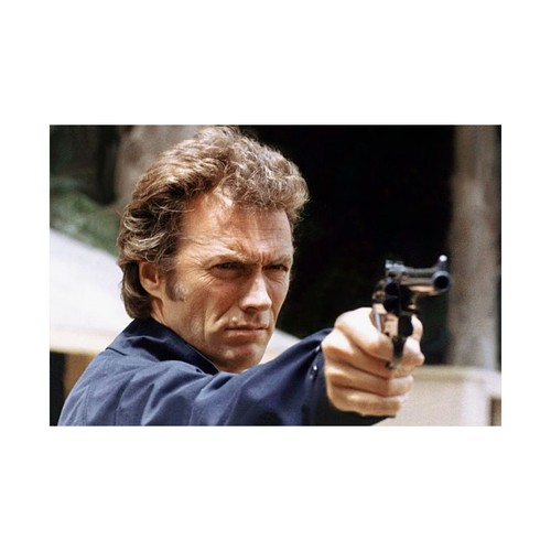 Dirty harry satin poster - dirty,