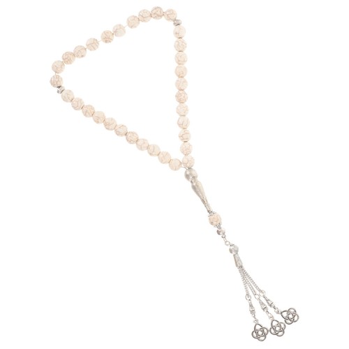 Stone prayer beads bracelet - stone,