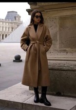 Zara Woman Wool Blend Camel