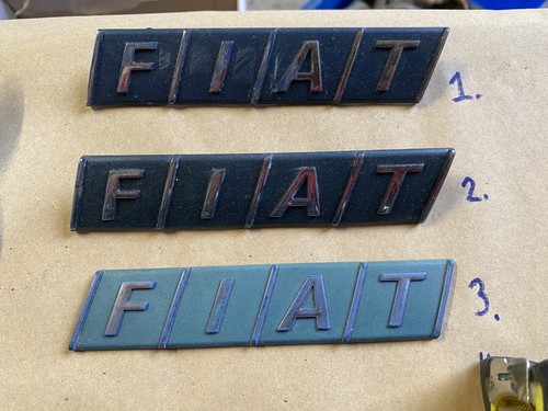 Used genuine fiat badges - genuine,