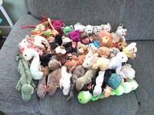 44 Beanie Babies, 5 Teenie Beanie Babies and 1 Jingle Beanie.
