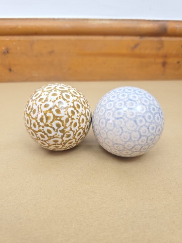 Antique scottish carpet balls - antique,