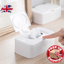 Wet Wipe Dispenser Tissue Storage Box Holder Napkin Case Home Portable UK