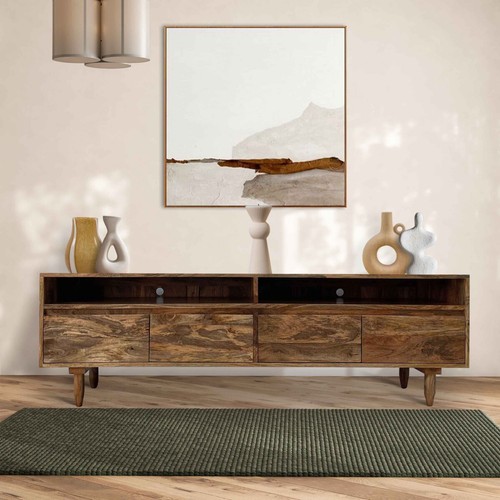 Solid mango wood scandi - solid,
