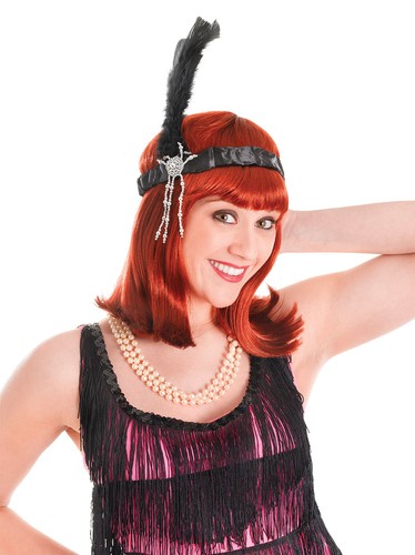 1920 women black flapper - women's,